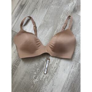 Skims Wireless Form Seamless Wireless T-Shirt Bra Ochre, Size 38D